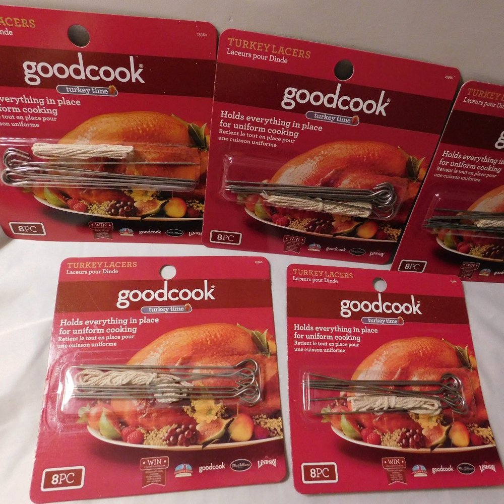 Good Cook Turkey Lacers Lot of 5 Packages Brand new